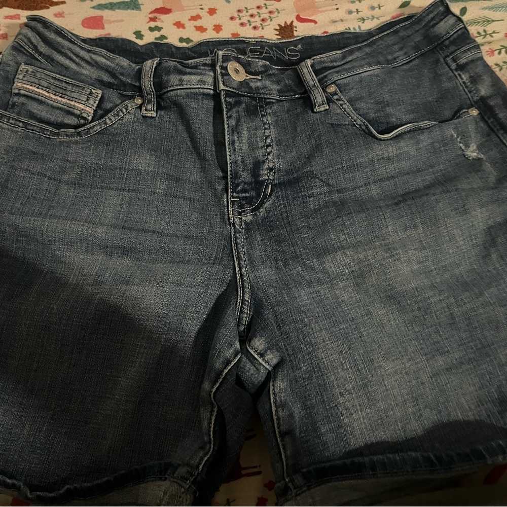 Blue Denim Shorts